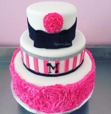 16th Birthday Tier Fondant Cake