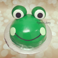 Frog Smash Cake