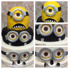 Minion Star Wars Tiered Cake
