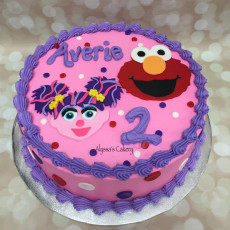 Elmo and Abby Cake!