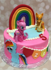 My Little Pony Rainbow Cake