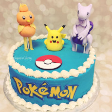 Pokemon 3D fondant Characters