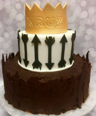 Wild ONE tiered cake