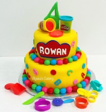 Play-Doh Tiered Cake