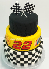Racing Tiered Cake