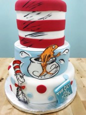 Dr. Suess Cat in the Hat Cake