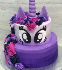 My Little Pony/ Unicorn Tiered Cake