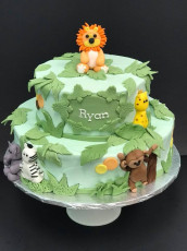 Jungle Tiered Cake