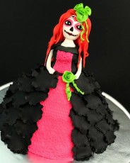 Day of the Dead Doll Cake