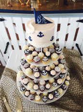 Nautical Cupcake Tower