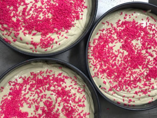 Pink Sprinkle Cake