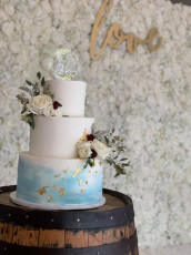 Classy with gold leaf