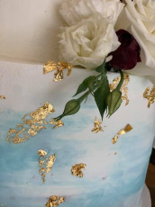 Classy with gold leaf