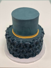 Navy Blue Rosettes