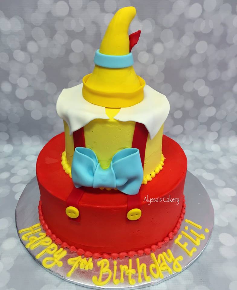 Pinocchio Tiered Cake - Alyssas Cakery