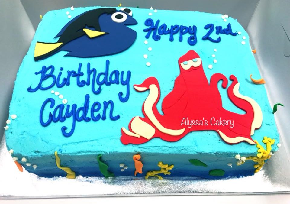 Finding Dory Sheet Cake Alyssas Cakery